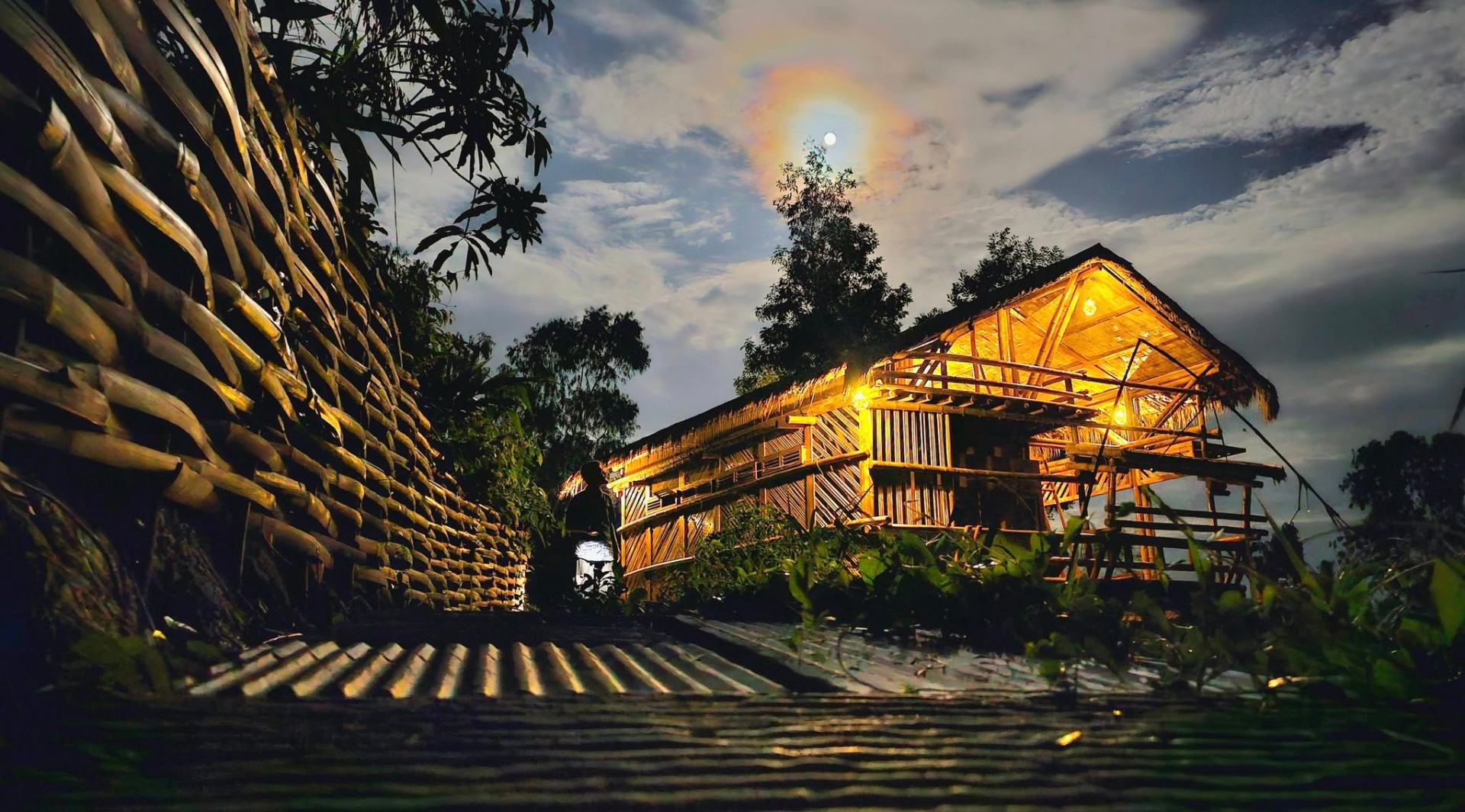 Stay in hillview residences, bamboo huts, and glamping pods surrounded by nature.