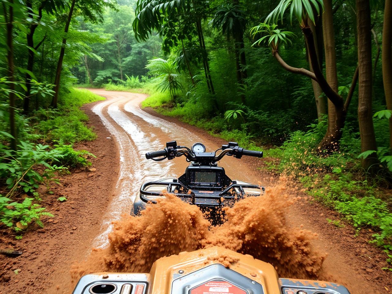 ATV and UTV trails, treetop challenges, ground obstacle courses, and kids adventure zones.