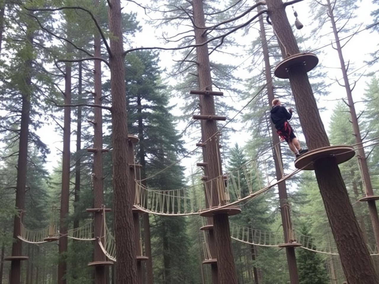 Treetop course
